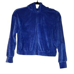 Yogalicious Girl Velour Treasure Hoodie Jacket XL Purple